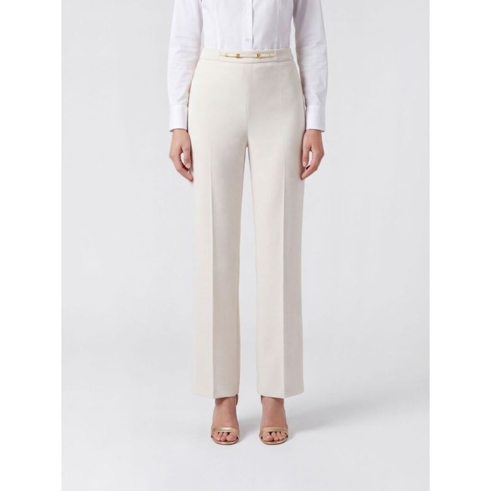 Elisabetta Franchi Women Elisabetta Franchi Slim-Fit Cropped Criªpe Trousers